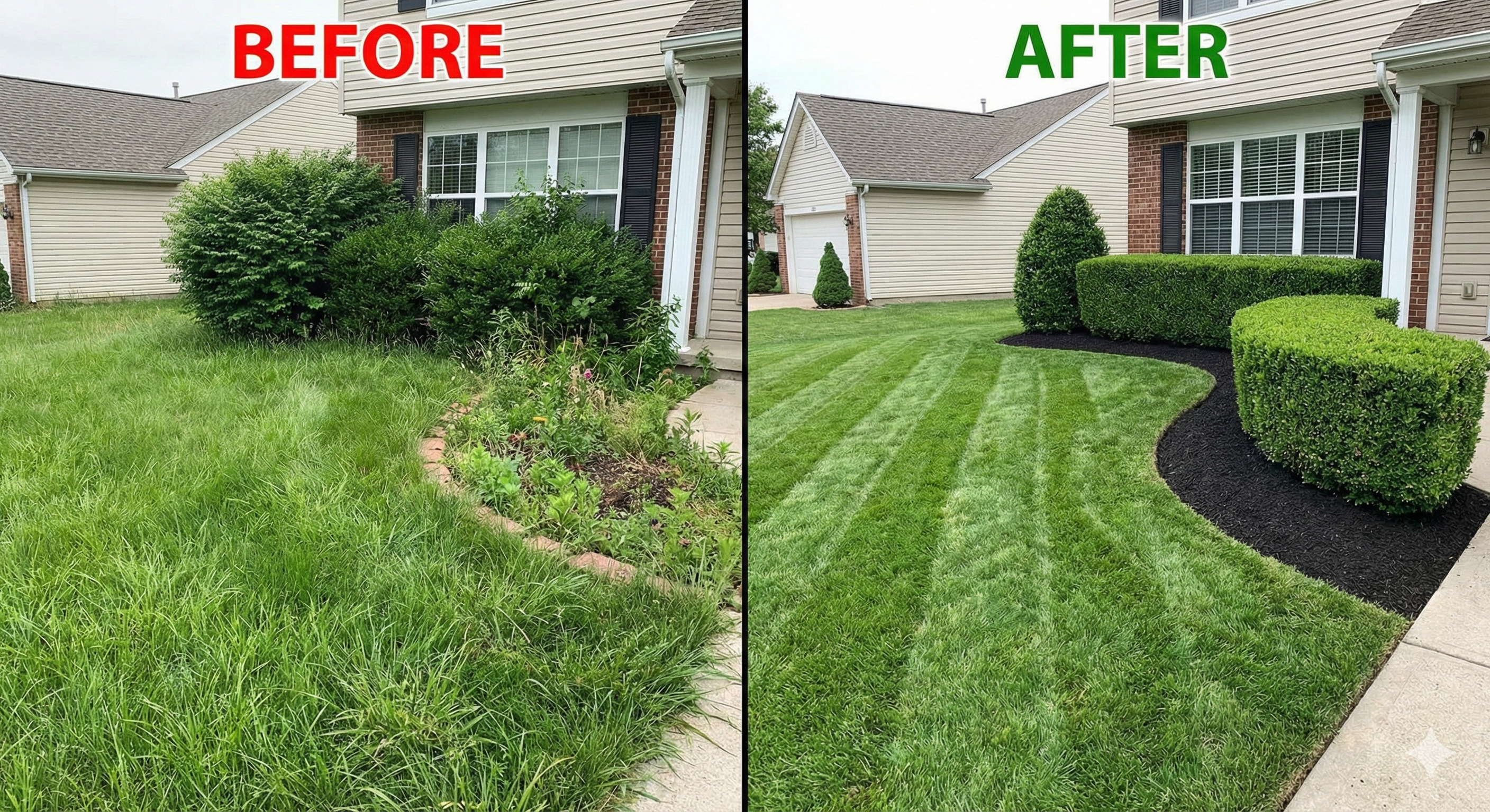 Overgrown Yard